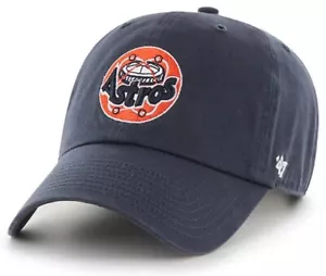 Houston Astros '47 Brand MLB Clean Up Adjustable Strapback Hat Dad Cap Retro - Bild 1 von 3