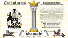 Calffley-Calworly Coat Of Arms Heraldry Blazonry Print