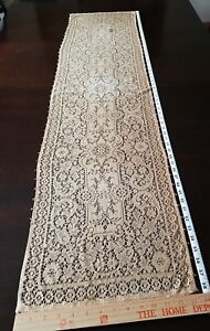 Antique Lace Table Buffet Runner  58”x 13”