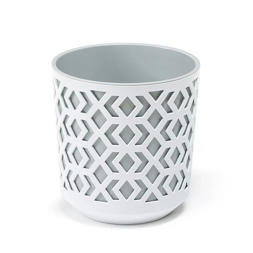 Blumentopf Pflanztopf Pflanzkübel Übertopf Lochmuster 4 Größen 5 Farben TOP - Bild 1 von 1