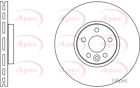 Brake Disc Single Vented fits VOLVO XC60 Mk1 3.0 Front 08 to 17 328mm 31277342
