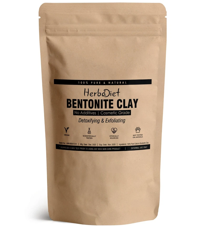 Bentonite Clay  | Cosmetic Grade | Natural Indian Healing Clay | DIY Face & Hair - Image 1 of 3