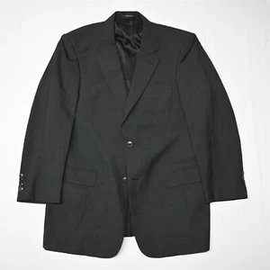 Palm Beach 42L Charcoal Gray 100% Wool Mens Blazer Sport Coat Jacket - Picture 1 of 12