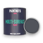 Multi Surface Paint Weatherproof RAL-7015 Slate Grey All Finishes - 250ml Tin