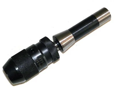 1/2" Keyless  Drill Chuck Self Tighten with R8 Morse Taper Arbor  - Image 1 of 2