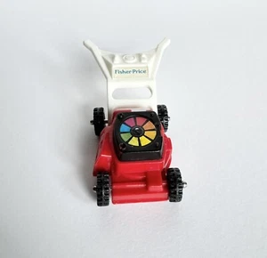 Vintage Fisher Price Loving Family Dream Dollhouse Lawn Mower Toy - Picture 1 of 5