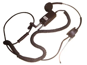 1989 PLANTRONICS STAR-SET SUPRA OPERATORS HEADSET + SPEAKING TUBE + PARTS LIST - Photo 1/7