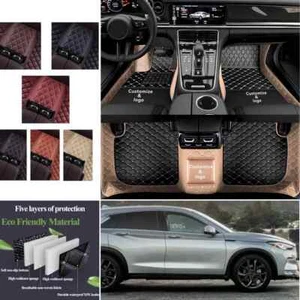 For Lexus GX LX NX RX RZ Car Floor Mats Carpets Auto Liners Pu Leather Custom  - Foto 1 di 26
