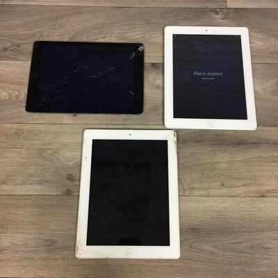 Apple iPad Job Lot - iPad Air 2 WiFi + 4G - 2 x iPad 2 Wifi + 4G - Locked - Image 1 of 4