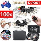 100x Set Pin Ejector Wire Kit Extractor Auto Terminal Removal Tool Connector Au