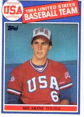 1985 Topps #390 Sid Akins - Image 1 of 2