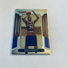  F92225  2008 Donruss Sports Legends Materials Mirror Blue #86 Wes Unseld/250