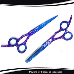 PROFESSIONAL SALON HAIRDRESSING HAIR CUTTING THINNING BARBER SCISSORS 6.5'' SET - Picture 1 of 6