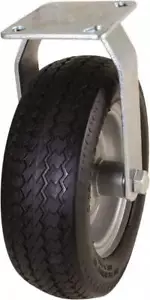 Marathon 301 Rigid Top Plate Caster: 10" Diam Polyurethane Wheel, 12" Overall Ht - Picture 1 of 1