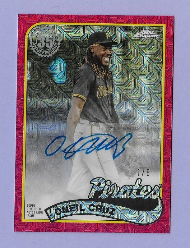  2024 Topps Update Silver Pack O'Neil Cruz Pirates SSP RED Border variation #1/5 - Image 1 of 1