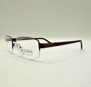Monturas de gafas de metal BULOVA Twist Titanium Silverton de media montura 54-18-140 - Imagen 1 de 14
