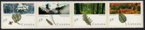 Canada - 1990 'CANADIAN FORESTS' Strip of 4 MNH [D8923] - Bild 1 von 1