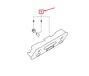 MINI CABRIO R52 Convertible Front Interior Light 63316962041 6962041 NEW GENUINE - Picture 1 of 2