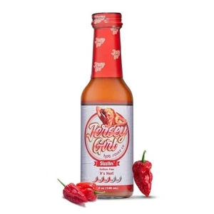 Jersey Girl Sizzlin' 7 Pepper Scorpion, Ghost, Habanero - Low Sodium Hot Sauce - Picture 1 of 6