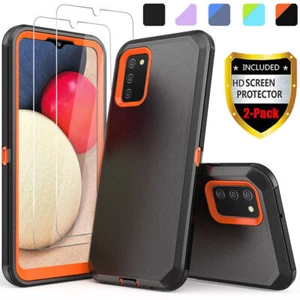 For Samsung Galaxy A02S A32 A22 A42 A52 A12 Case Shockproof Cover+Tempered Glass - Picture 1 of 47