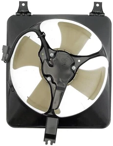 A/C Condenser Radiator Fan Assembly (Dorman 620-201) w/ Shroud, Motor & Blade - Picture 1 of 2