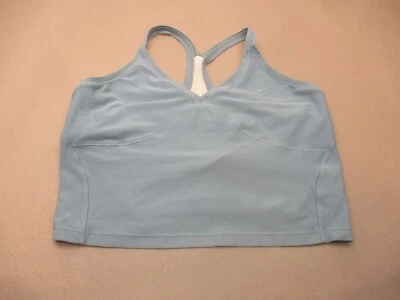 Sutiã esportivo Nike Dri-Fit tamanho XL (16-18) feminino sem forro sem fio corrida traseira 10C - Imagem 1 de 4