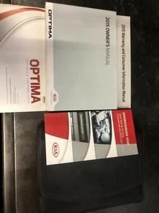 Kia Optima 2015 manual de dueños con estuche magnético de cuero - Imagen 1 de 6