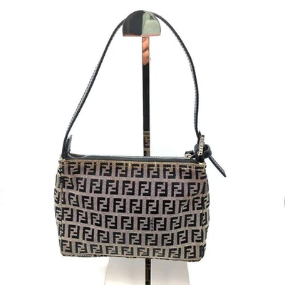 Mini Bolso FENDI Beige Calabacín Logo FF Moda Damas DDP Envío EE. UU. 1617 Foto 1 de 4