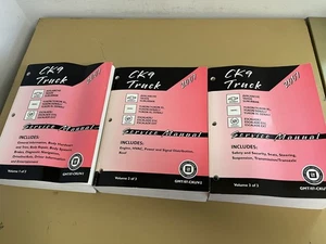 2007 Chevy Suburban / Cadillac Escalade Service Manual, 3 Volume Set - Foto 1 di 9