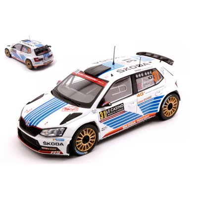 SKODA FABIA R5 N.31 RALLY MONTE CARLO 2017 MIKKELSEN/JAEGER 1:24 Ixo Model Auto  - Immagine 1 di 3