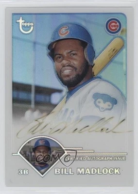 2003 Topps Retired Signature Edition Refractor /25 Bill Madlock #TA-BM Auto - Image 1 of 2