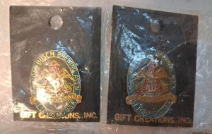 2 Stück Anheuser-Busch Brewing Ass'n Anstecknadeln St Louis Missouri Bier NEU - Bild 1 von 3