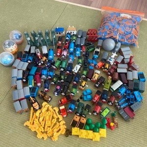 Big Lot TOMY Capsule Plarail Thomas & Friends Train set from Japan Used RARE JPN - Picture 1 of 6