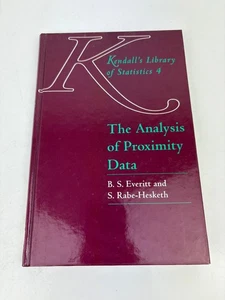 Kendall's Library of Statistics 4:The Analysis of Proximity Data Everitt Hesketh - Foto 1 di 2