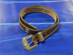 Nocona Top Grain Lesther Belt N2300602 Size 46 USA - Picture 1 of 4