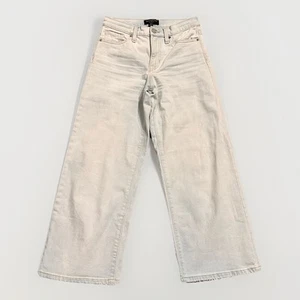Banana Republic Jeans High Rise Wide Leg Crop Light Wash Women’s 26 2 Beach Boho - Picture 1 of 9