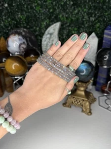 Faceted Labradorite Bracelets | Crystal Jewelry, Intuitively Chosen - Picture 1 of 9