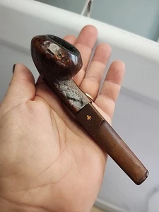 Pipa de brezo sin bebida Kaywoody vintage "Pete" - Imagen 1 de 20