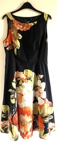 Neu Debenhams The Collection ärmellos Blumendruck Anlass Kleid UK 14 - Bild 1 von 9