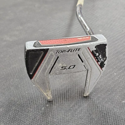 Top Flite 5.0 Soft Feel Mallet Putter Right Hand Steel Shaft Mens Golf Club - Image 1 of 4