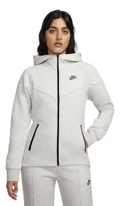 Nike Tech Fleece Full-Zip Up Hoodie Women's Grey FB8338-063 Size Small - Picture 1 of 9