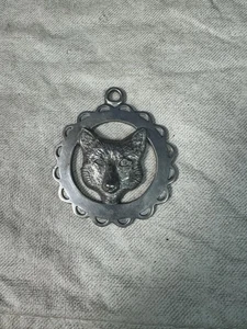 Wolf 3D Ornament- 2 5/8” Diameter- Unknown Makers Mark - Non-Metallic - Picture 1 of 6