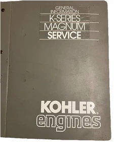 Kohler K-Series Magnum service manual Dealer Binder - Picture 1 of 8