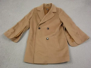 Cinzia Rocca Peacoat Damen Größe 10 Braun Reine Schurwolle Zweireiher - Bild 1 von 23