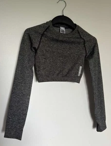 Gymshark Adapt Mark Seamless Longsleeve Crop Shirt Women’s Size Xs New No Tags - Picture 1 of 11