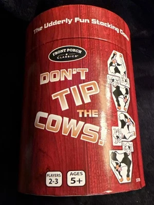DON'T TIP THE COWS Dexterity or Drinking Game SEALED 2013 Go Cow Tipping - Image 1 of 4