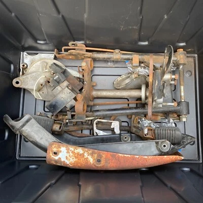 1977 KAWASAKI KM100 KM100A PARTS  BUNDLE Fender Pegs Covers Stand Etc CSbundle1 Foto 1 de 4