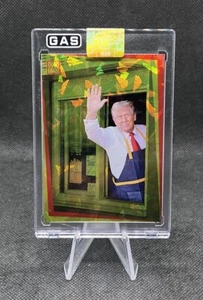 Carte Donald Trump Golden Fries Feuille Numérotée 87/100 2024 GAS Édition Limitée - Photo 1 sur 2