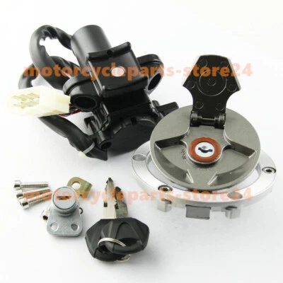 Interruptor de llave de encendido tapa de gas combustible bloqueo de asiento para Kawasaki EX300 Ninja 300 2013-17 Foto 1 de 4
