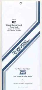 Showgard Stempelhalterung 82/240 mm - SCHWARZ - 10er Pack (82 x 240 82 mm) STREIFEN - Bild 1 von 1